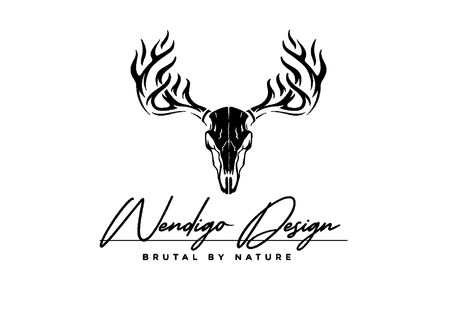 Wendigo Skull Logo